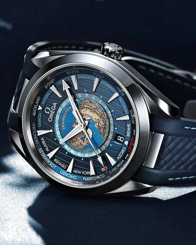 Relógio Seamaster Aqua Terra Worldtimer 41mm