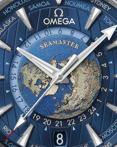 Relógio Seamaster Aqua Terra Worldtimer 41mm