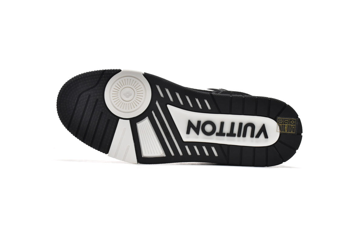 Tênis Louis Vuitton Trainer White Black