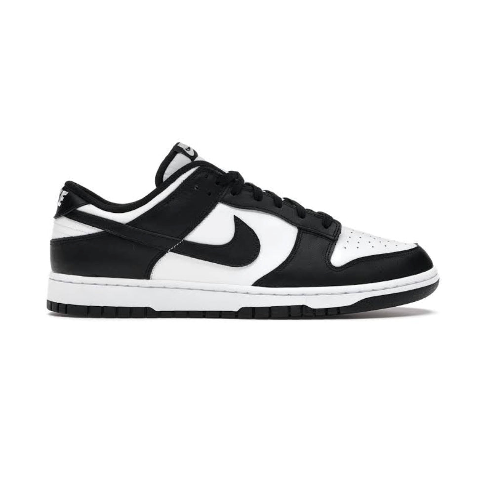 Tênis Nike Dunk Low Retro Black White Panda