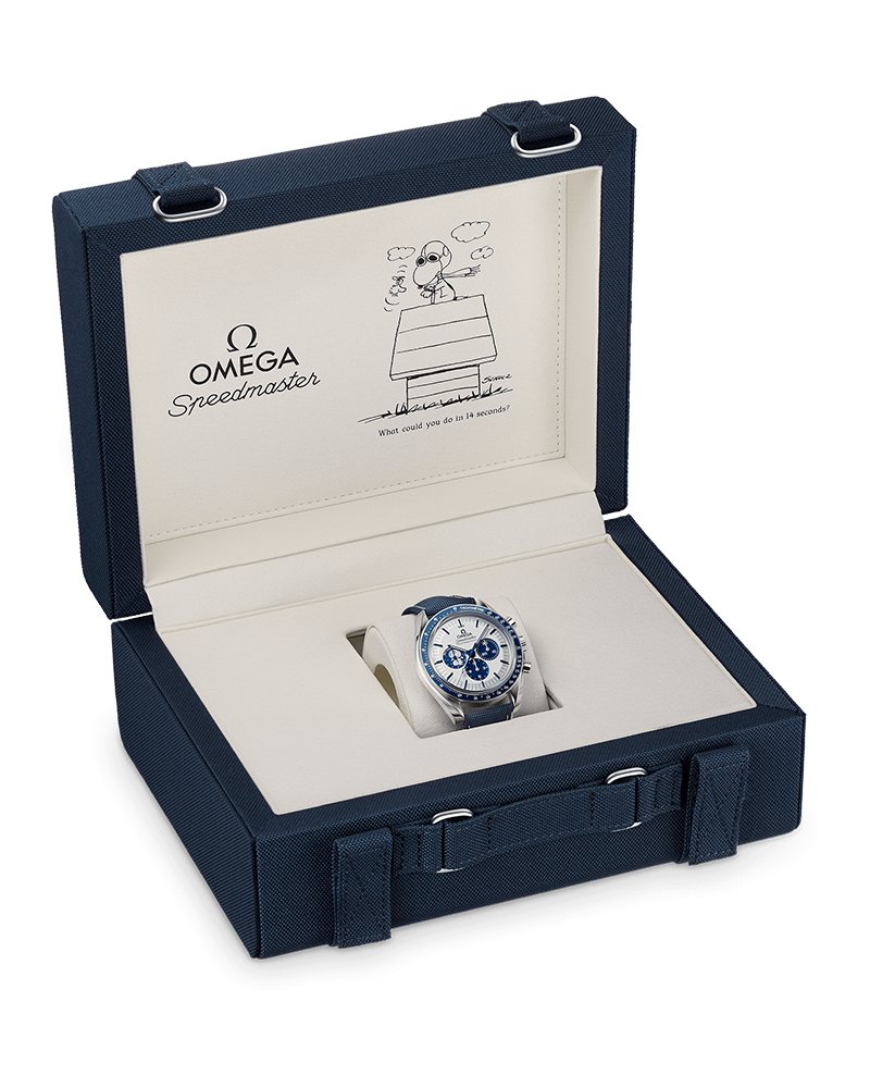 Relógio Speedmaster Snoopy Série de Aniversário 42mm +Caixa e Certificado